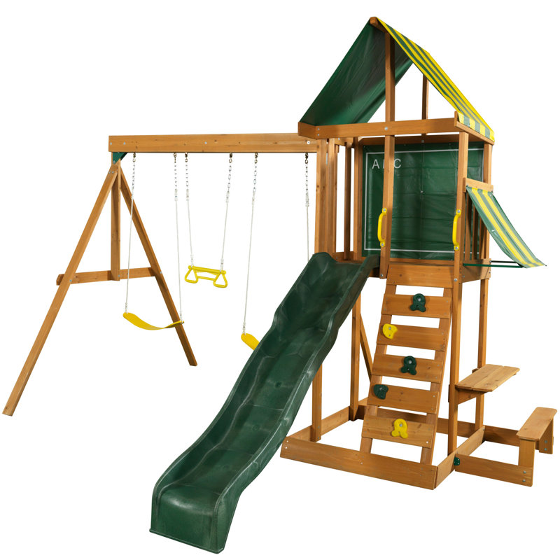 KidKraft Spring Meadow Wooden Swing Set & Reviews Wayfair